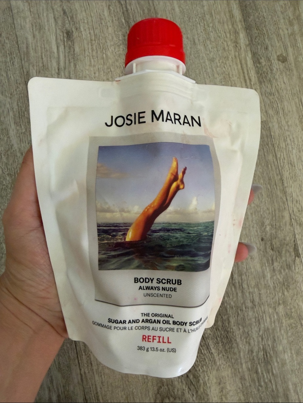 JOSIE Maran Body Scrub Refill in always nude (unscented) $65 value
